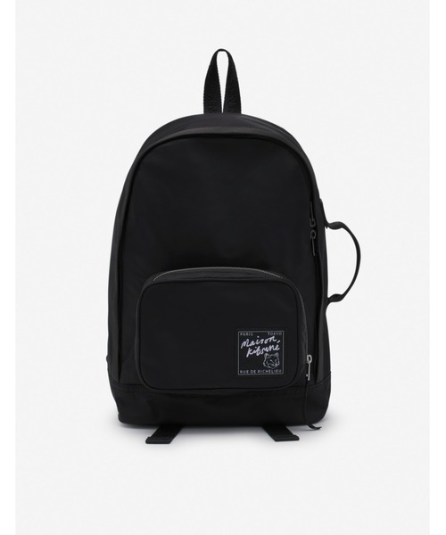 Maison Kitsune（メゾンキツネ）の「THE TRAVELLER BACKPACK（バックパック/リュック・メンズ・ブルー系その他/ブラウン系その他/ブラック・U）」の16枚目の写真