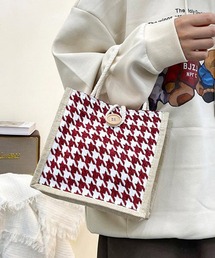 STYLEBLOCK（スタイルブロック）の「千鳥格子柄ハンドバッグ（ハンドバッグ）」