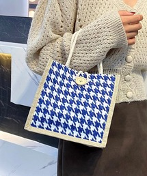 STYLEBLOCK（スタイルブロック）の「千鳥格子柄ハンドバッグ（ハンドバッグ）」