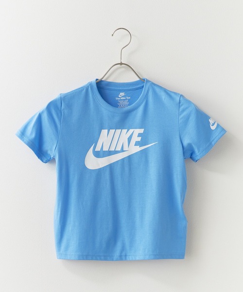NIKE（ナイキ）の「NIKE/ナイキ FUTURA S/S TEE クルーネック ロゴプリント Tシャツ 2026年 夏 夏服（Tシャツ/カットソー・キッズ・ブラック/ライトブルー/ネイビー/イエロー/ホワイト/ターコイズブルー/ブルー/ブラック×ピンク/ブルー系その他・6/4/5/7）」の8枚目の写真