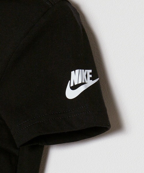 NIKE（ナイキ）の「NIKE/ナイキ FUTURA S/S TEE クルーネック ロゴプリント Tシャツ 2026年 夏 夏服（Tシャツ/カットソー・キッズ・ブラック/ライトブルー/ネイビー/イエロー/ホワイト/ターコイズブルー/ブルー/ブラック×ピンク/ブルー系その他・6/4/5/7）」の11枚目の写真