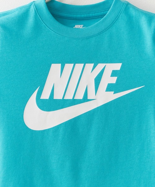NIKE（ナイキ）の「NIKE/ナイキ FUTURA S/S TEE クルーネック ロゴプリント Tシャツ 2026年 夏 夏服（Tシャツ/カットソー・キッズ・ブラック/ライトブルー/ネイビー/イエロー/ホワイト/ターコイズブルー/ブルー/ブラック×ピンク/ブルー系その他・6/4/5/7）」の14枚目の写真
