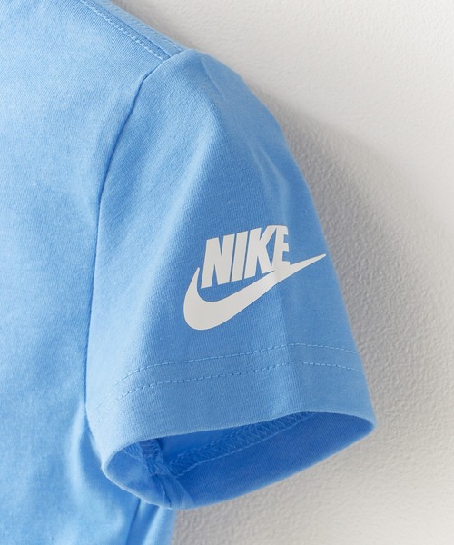 NIKE（ナイキ）の「NIKE/ナイキ FUTURA S/S TEE クルーネック ロゴプリント Tシャツ 2026年 夏 夏服（Tシャツ/カットソー・キッズ・ブラック/ライトブルー/ネイビー/イエロー/ホワイト/ターコイズブルー/ブルー/ブラック×ピンク/ブルー系その他・6/4/5/7）」の19枚目の写真