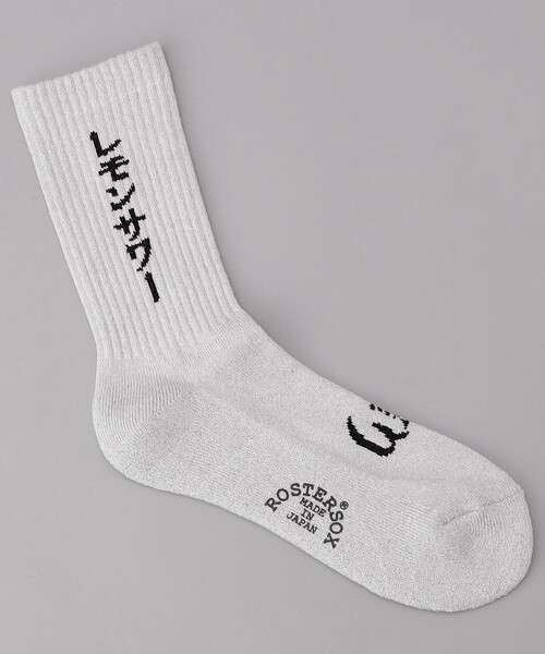 FREAK'S STORE（フリークスストア）の「限定展開　ROSTER SOX/ロスターソックス　SAKE/SOX（ソックス/靴下・レディース・ナチュラル/グレー/オフホワイト/ホワイト・ONE SIZE）」の3枚目の写真