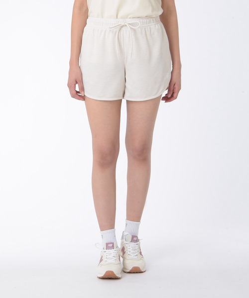 NEW BALANCE（ニューバランス）の「Athletics メッシュショーツ（その他パンツ・レディース・ネイビー/グリーン/アイボリー/ブラック・X-LARGE/LARGE/MEDIUM/SMALL）」の2枚目の写真