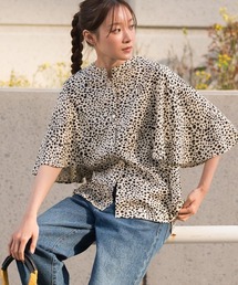 OMNES | レーヨンフレア袖バンドカラーシャツ(シャツ/ブラウス)