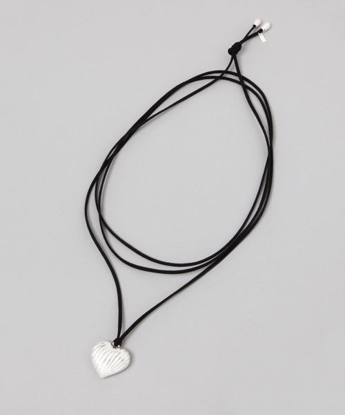 JEANASIS(ジーナシス)の「Heart choker/111805(チョーカー・レディース・ブラック・FREE)」の5枚目の写真