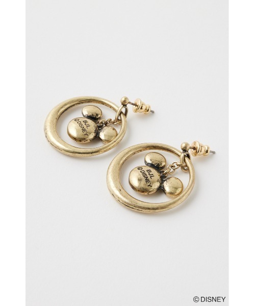 Disney SERIES CREATED by MUS(ディズニーシリーズクリエイテッドバイエムユーエス)の「MD HOOP ピアス / MICKEY(ピアス(両耳用)・レディース・シルバー/ゴールド・FREE)」の6枚目の写真