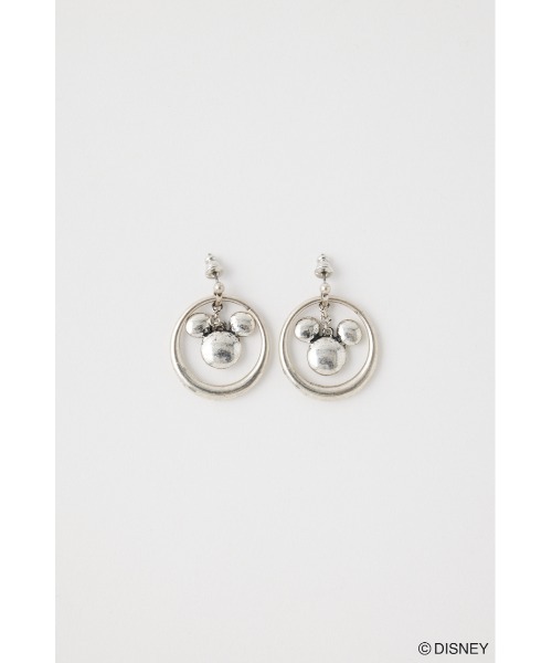 Disney SERIES CREATED by MUS(ディズニーシリーズクリエイテッドバイエムユーエス)の「MD HOOP ピアス / MICKEY(ピアス(両耳用)・レディース・シルバー/ゴールド・FREE)」の8枚目の写真