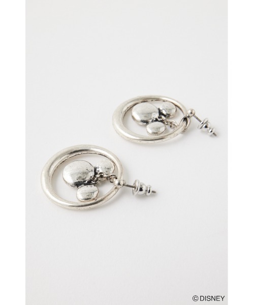 Disney SERIES CREATED by MUS(ディズニーシリーズクリエイテッドバイエムユーエス)の「MD HOOP ピアス / MICKEY(ピアス(両耳用)・レディース・シルバー/ゴールド・FREE)」の10枚目の写真