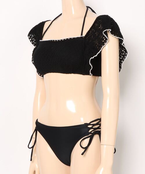 三愛水着楽園　オールスカラップニットビキニ San-ai Resort 三愛水着楽園（サンアイリゾート サンアイミズギ