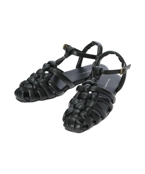 Lugnoncure(ルノンキュール)の「パデッドサンダル(サンダル・レディース・ゴールド/オフホワイト/ブラック・L/M)」の8枚目の写真