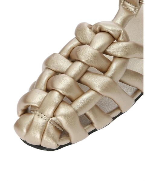 Lugnoncure(ルノンキュール)の「パデッドサンダル(サンダル・レディース・ゴールド/オフホワイト/ブラック・L/M)」の12枚目の写真