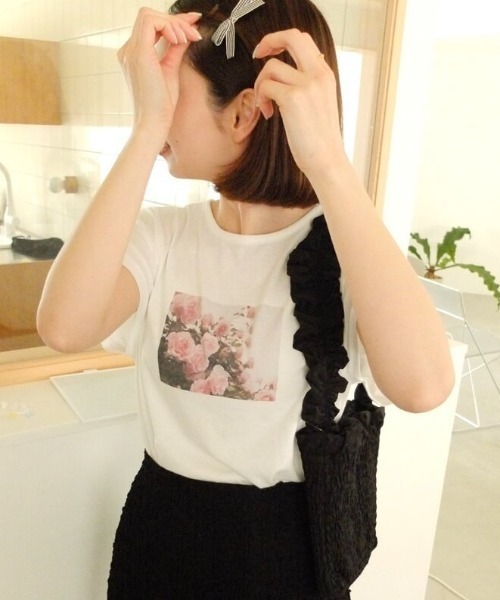 セール】ブルーミングプリントティーズ（Tシャツ/カットソー