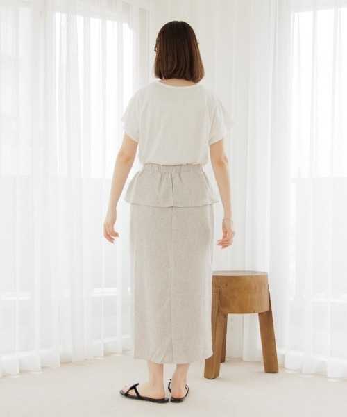 flower（フラワー）の「ブルーミングプリントティーズ（Tシャツ/カットソー・レディース・ホワイト/ホワイト系その他・FREE）」の14枚目の写真