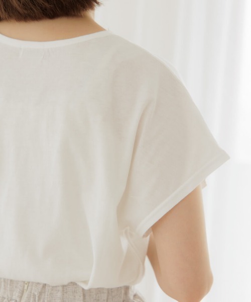 flower（フラワー）の「ブルーミングプリントティーズ（Tシャツ/カットソー・レディース・ホワイト/ホワイト系その他・FREE）」の17枚目の写真