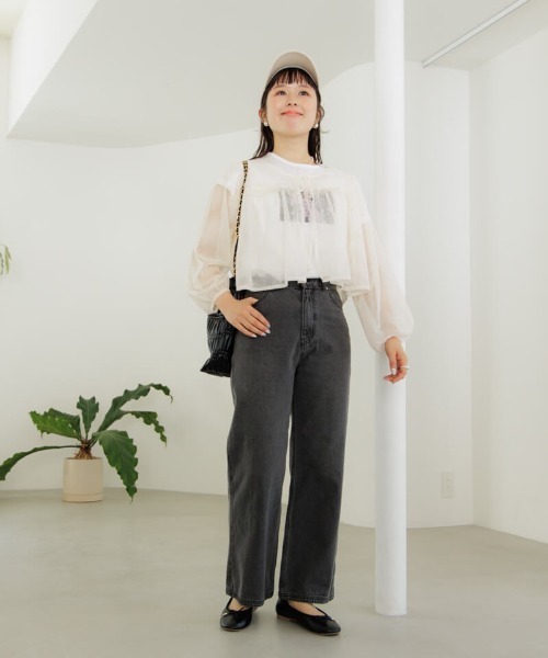 flower（フラワー）の「ブルーミングプリントティーズ（Tシャツ/カットソー・レディース・ホワイト/ホワイト系その他・FREE）」の18枚目の写真