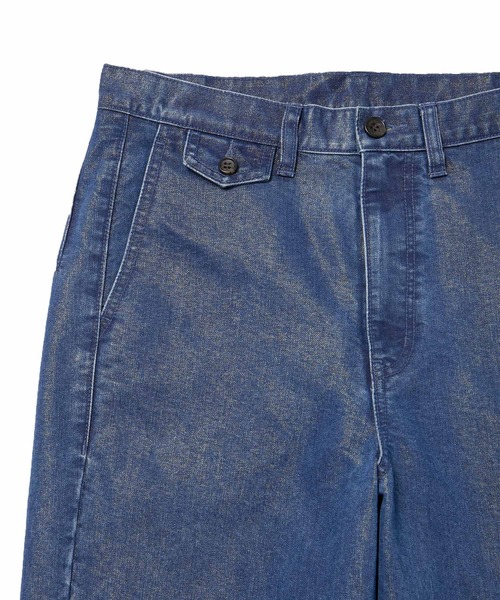 M TO R（ムウトアール）の「［PANTS］GLITTER DENIM COIN POCKET TACK PANTS（デニムパンツ・レディース・ブルー・42/40/38）」の8枚目の写真