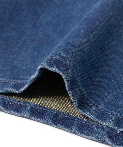 M TO R（ムウトアール）の「［PANTS］GLITTER DENIM COIN POCKET TACK PANTS（デニムパンツ・レディース・ブルー・42/40/38）」の3枚目の写真