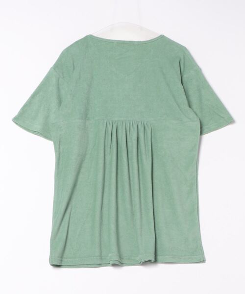 anap mimpi（アナップミンピ）の「フレアスリーブパイルVネックユッタリトップス（Tシャツ/カットソー・レディース・パープル/ミント・FREE）」の3枚目の写真