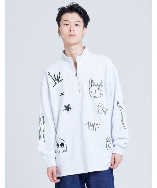 リトルサニーバイト LITTLE SUNNY BITE ビッグ スウェット 白 セール】/Little sunny bite/sandw1tch shop x little sunny