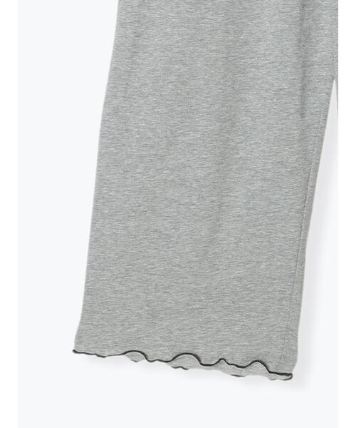 Et grenier by Samansa Mos2（エグルニエバイサマンサモスモス）の「【接触冷感/UVカット】ハラマキ付裾メローパンツ（ルームウェア/パジャマ・レディース・グレー/イエロー/グリーン・F）」の11枚目の写真