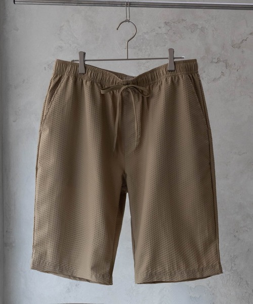 Mac-House(マックハウス)の「Real Standardリップルショーツ(その他パンツ・メンズ・ブラック/ベージュ/ネイビー・M/L/XL)」の1枚目の写真