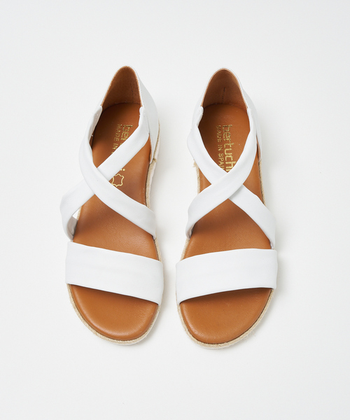 collex（コレックス）の「【bertuchi／ベルトゥーチ】 ローエスパクロスシューズ（サンダル・レディース・ブラック/ホワイト・36/37/38）」の8枚目の写真