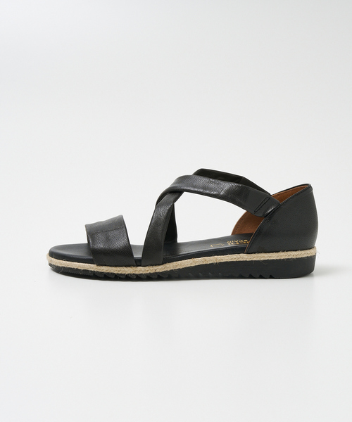 collex（コレックス）の「【bertuchi／ベルトゥーチ】 ローエスパクロスシューズ（サンダル・レディース・ブラック/ホワイト・36/37/38）」の11枚目の写真