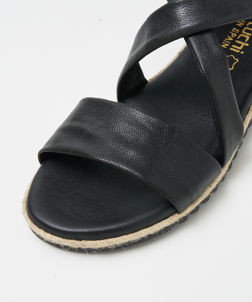 collex（コレックス）の「【bertuchi／ベルトゥーチ】 ローエスパクロスシューズ（サンダル・レディース・ブラック/ホワイト・36/37/38）」の13枚目の写真