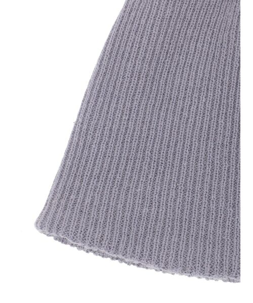 MURUA(ムルーア)の「リバーシブルニットビーニー(ニットキャップ/ビーニー・レディース・ブルー/ブラック・FREE)」の9枚目の写真