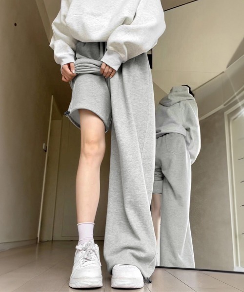 Miniministore(ミニミニストア)の「スウェットパンツ レディースロングパンツ(スウェットパンツ・レディース・ダークグレー/グレー/ブラック/ライトグレー・FREE)」の7枚目の写真