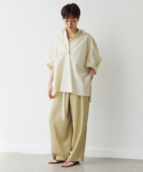 RIAM PLAGE リアム プラージュ パンツ ベージュ R'IAM Jersey パンツ（スラックス）｜Plage（プラージュ）の通販