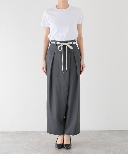 最終値下げ新品　RIAM plage ナイロン　WRAPパンツ R'IAM ナイロンWRAP パンツ（その他パンツ）｜Plage（プラージュ