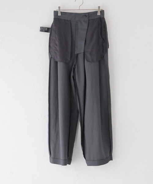 最終値下げ新品　RIAM plage ナイロン　WRAPパンツ R'IAM ナイロンWRAP パンツ（その他パンツ）｜Plage（プラージュ