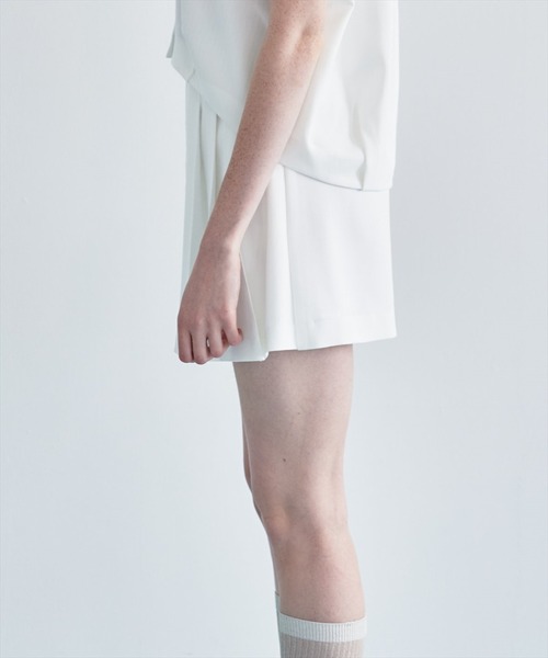 REDYAZEL（レディアゼル）の「【セットアップ可能】配色ベルトラインプリーツスカパン（その他パンツ・レディース・ミント/グレー/オフホワイト・FREE）」の6枚目の写真