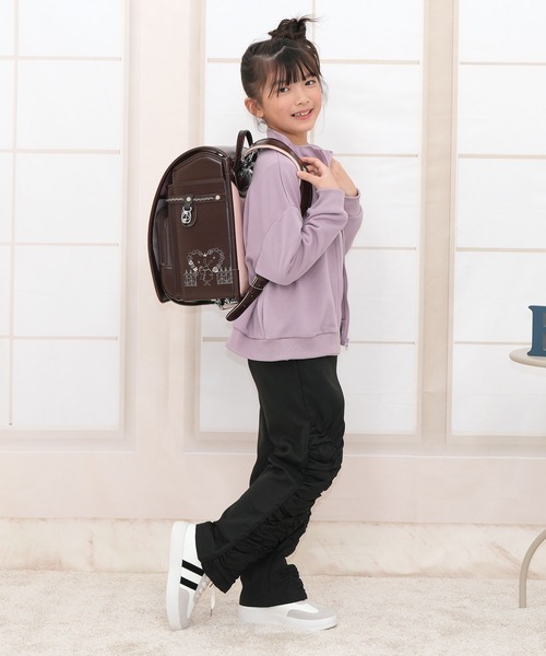 Bee des Bee（ビーデスビー）の「シャーリングパンツ（その他パンツ・キッズ・ピンク/ダークカーキ/ブラック・150cm/140cm/130cm/120cm/110cm/100cm）」の10枚目の写真