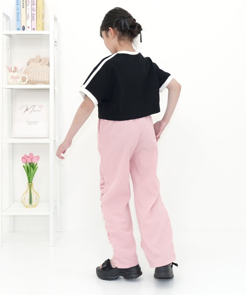 Bee des Bee（ビーデスビー）の「シャーリングパンツ（その他パンツ・キッズ・ピンク/ダークカーキ/ブラック・150cm/140cm/130cm/120cm/110cm/100cm）」の18枚目の写真