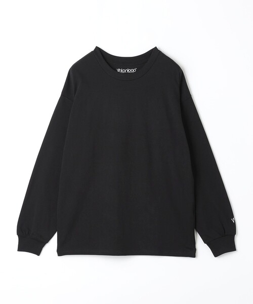 MONKEY TIME(モンキータイム)の「<VATANLOOP × monkey time> オーガニック ロングスリーブ Tシャツ(Tシャツ/カットソー・メンズ・ブラック/ホワイト/ライトブルー/ライラック・S/M/L/XL)」の3枚目の写真