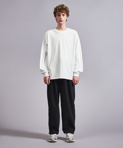 MONKEY TIME(モンキータイム)の「<VATANLOOP × monkey time> オーガニック ロングスリーブ Tシャツ(Tシャツ/カットソー・メンズ・ブラック/ホワイト/ライトブルー/ライラック・S/M/L/XL)」の6枚目の写真