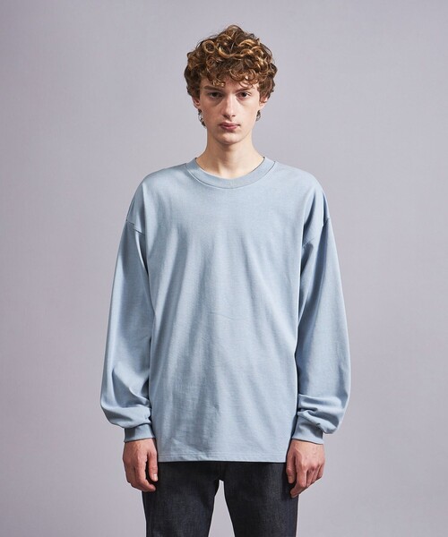 MONKEY TIME(モンキータイム)の「<VATANLOOP × monkey time> オーガニック ロングスリーブ Tシャツ(Tシャツ/カットソー・メンズ・ブラック/ホワイト/ライトブルー/ライラック・S/M/L/XL)」の22枚目の写真