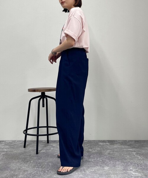 fredy emue（フレディエミュ）の「クールタンブラーツイルスラックス（スラックス・レディース・チャコールグレー/ブラック/ネイビー/レッド・39/38/36）」の7枚目の写真