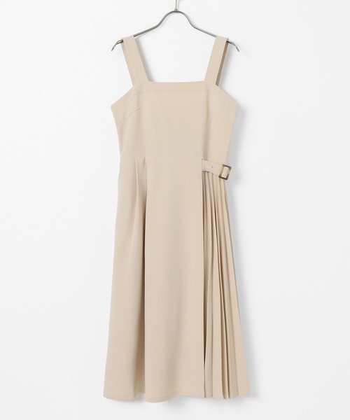 Honeys(ハニーズ)の「プリーツ切替ジャンパースカート(ジャンパースカート・レディース・ベージュ/チャコールグレー/ブラック・SS/S/M/L/LL/3L)」の14枚目の写真