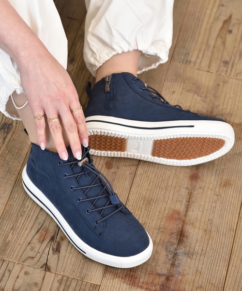 EDWIN(エドウィン)の「【防水】EDWIN(エドウィン)防水 サイドジップドロストレインブーツ(レインシューズ・レディース・ダークベージュ/ブラック/ネイビー/レンガ/カーキブラウン・22.5cm/23.0cm/23.5cm/24.0cm/24.5cm)」の17枚目の写真