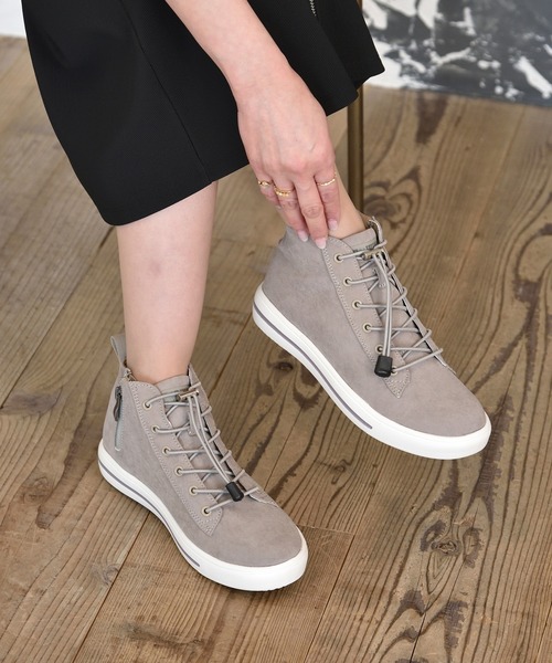 EDWIN(エドウィン)の「【防水】EDWIN(エドウィン)防水 サイドジップドロストレインブーツ(レインシューズ・レディース・ダークベージュ/ブラック/ネイビー/レンガ/カーキブラウン・22.5cm/23.0cm/23.5cm/24.0cm/24.5cm)」の14枚目の写真