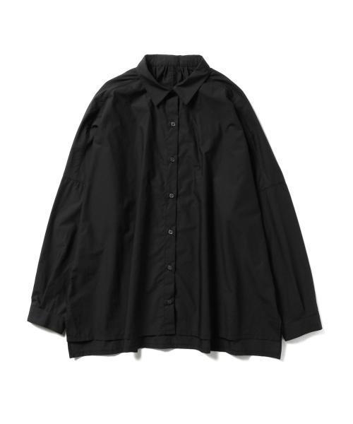 BEAMS LIGHTS Women's（ビームスライツ ウィメンズ）の「BEAMS LIGHTS / タイプライター ビッグシャツ（シャツ/ブラウス・レディース・オフホワイト/ブラック/ブラウン・36/38）」の5枚目の写真