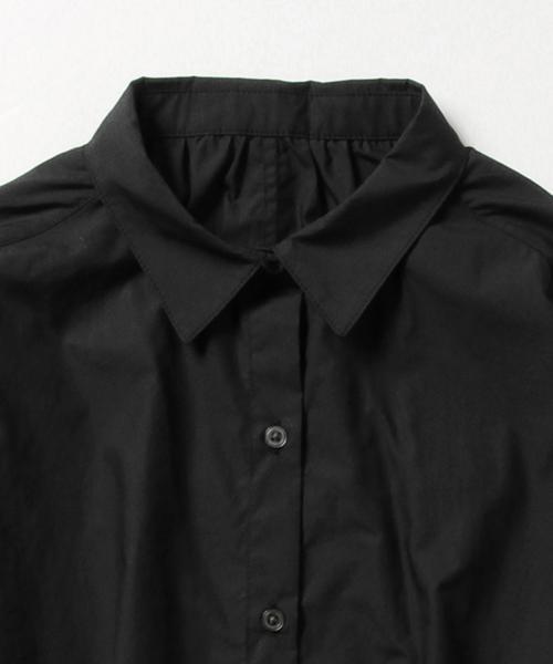 BEAMS LIGHTS Women's（ビームスライツ ウィメンズ）の「BEAMS LIGHTS / タイプライター ビッグシャツ（シャツ/ブラウス・レディース・オフホワイト/ブラック/ブラウン・36/38）」の11枚目の写真