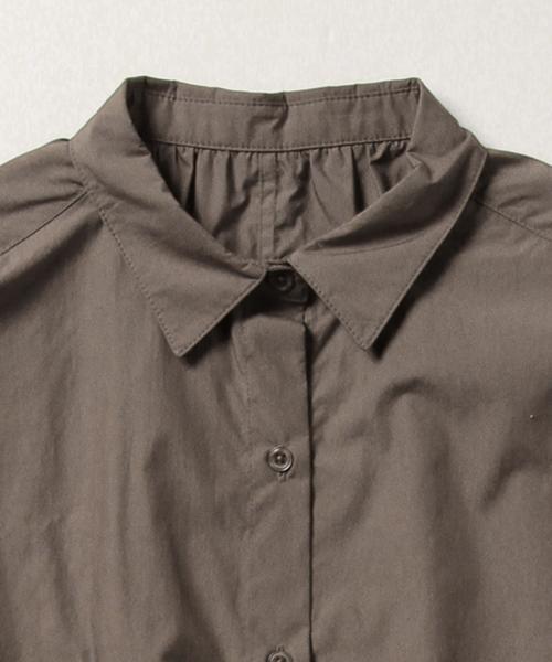 BEAMS LIGHTS Women's（ビームスライツ ウィメンズ）の「BEAMS LIGHTS / タイプライター ビッグシャツ（シャツ/ブラウス・レディース・オフホワイト/ブラック/ブラウン・36/38）」の12枚目の写真