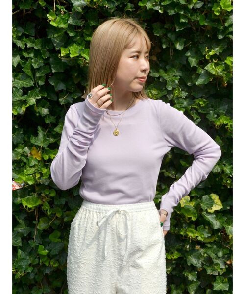 シロ⭐︎Ungrid シアーフィットロングスリーブTee セール】シアーフィットロングスリーブTee（Tシャツ/カットソー