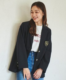 エンブレムワッペン付きジャケット